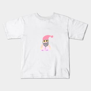 Pink Santa clauz gnome Christmas Kids T-Shirt